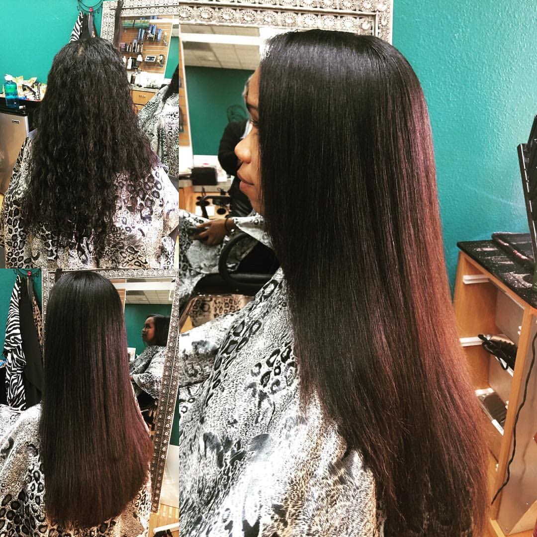 Actual Hair In The City client transformation: Smooth & glossy